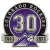 1993-2023 Colorado Rockies 30th Anniversary Logo Sleeve Patch