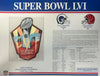 2019 NFL Super Bowl 53 LIII Écusson Willabee &amp; Ward Los Angeles Rams Vs. Patriots de la Nouvelle-Angleterre