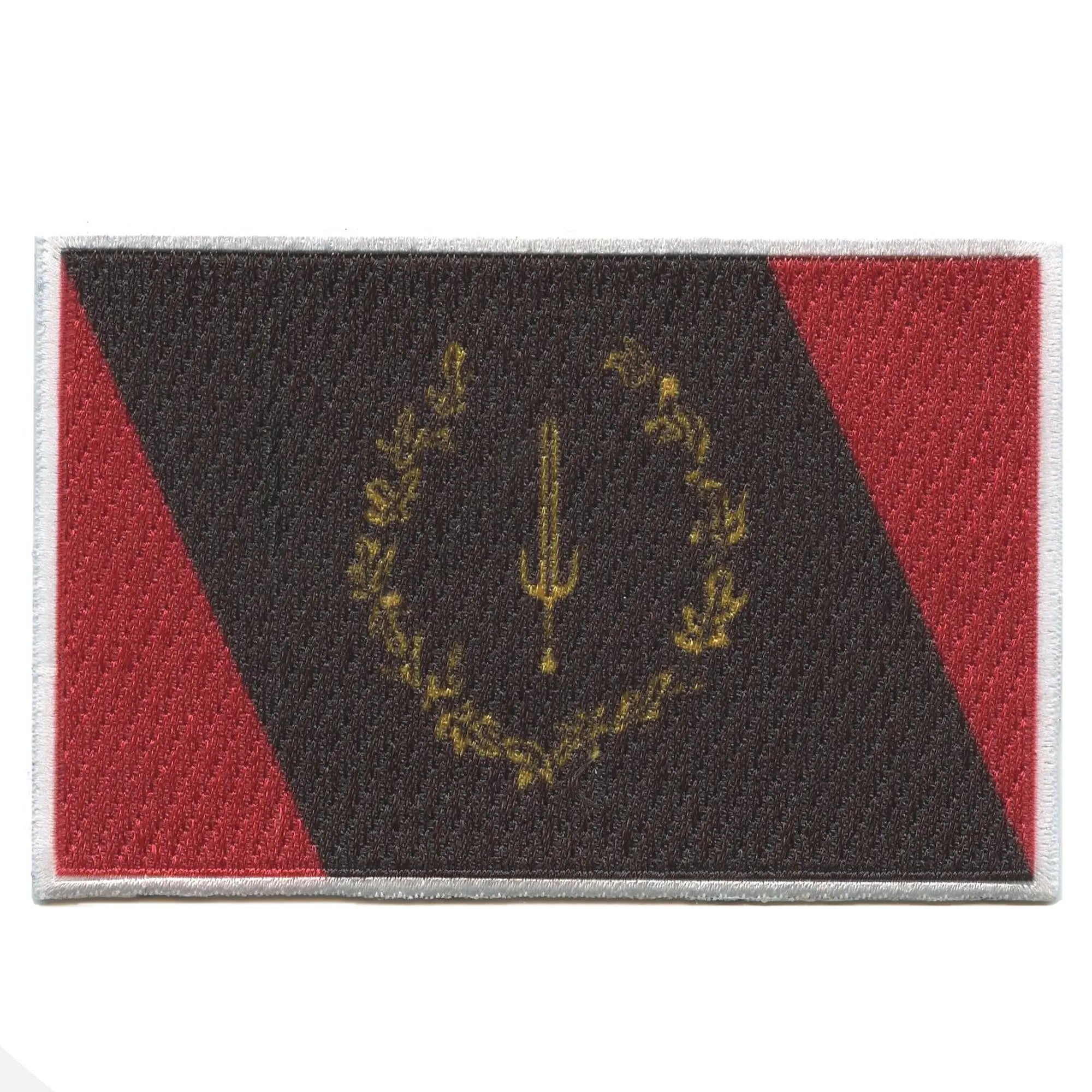 Écusson brodé drapeau américain panafricain 