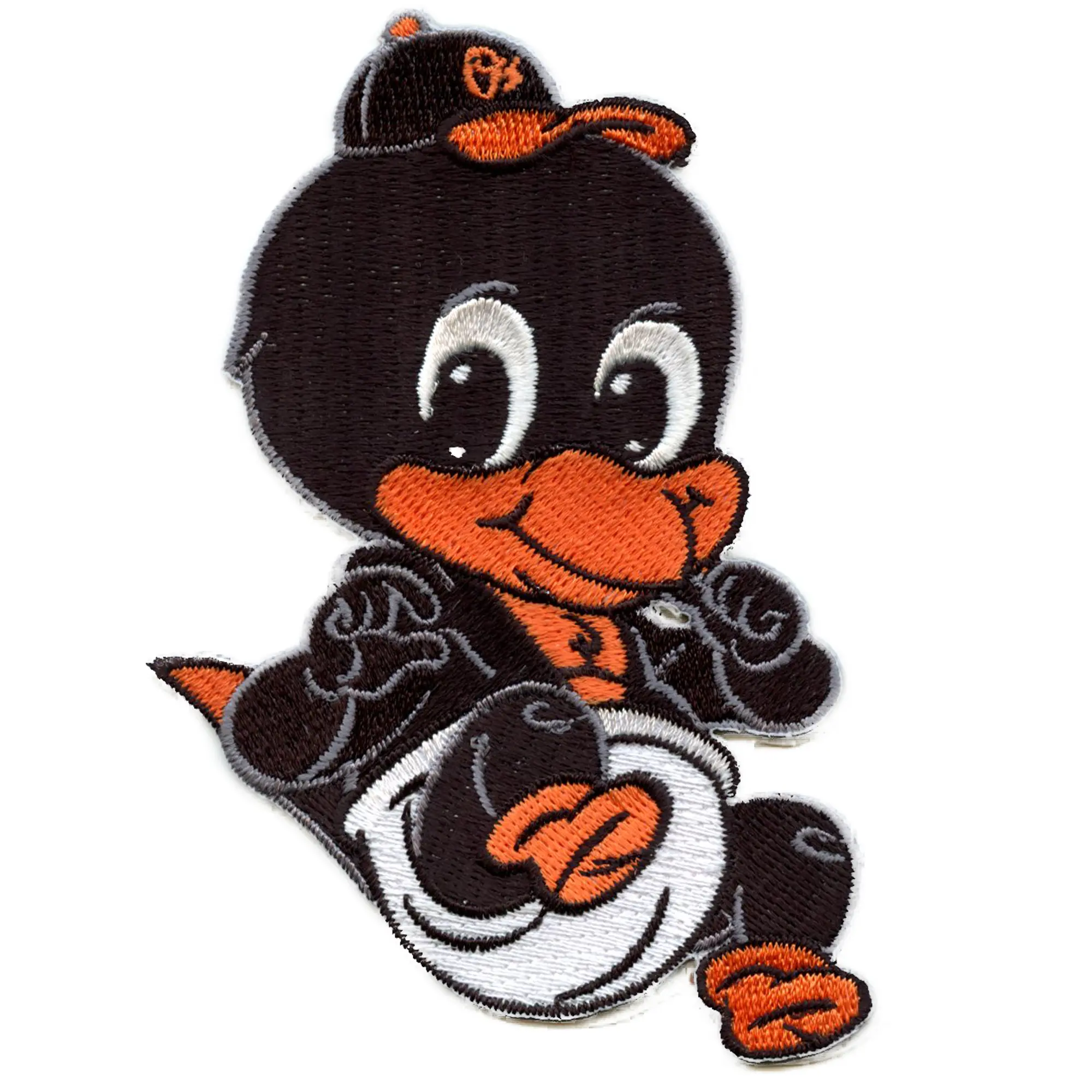 Patch autocollant pour mascotte de l'équipe Oriole Bird Baby des Baltimore Orioles