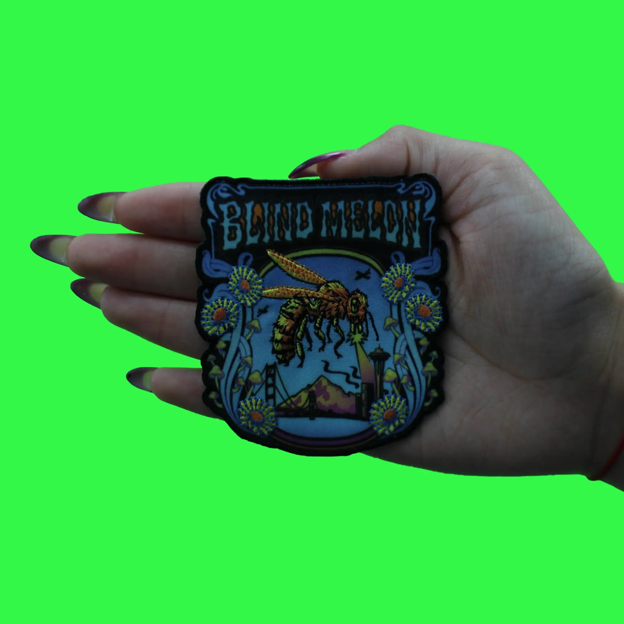 Blind Melon Bee Attack Patch Classic Rock Band Sublimation Iron-on