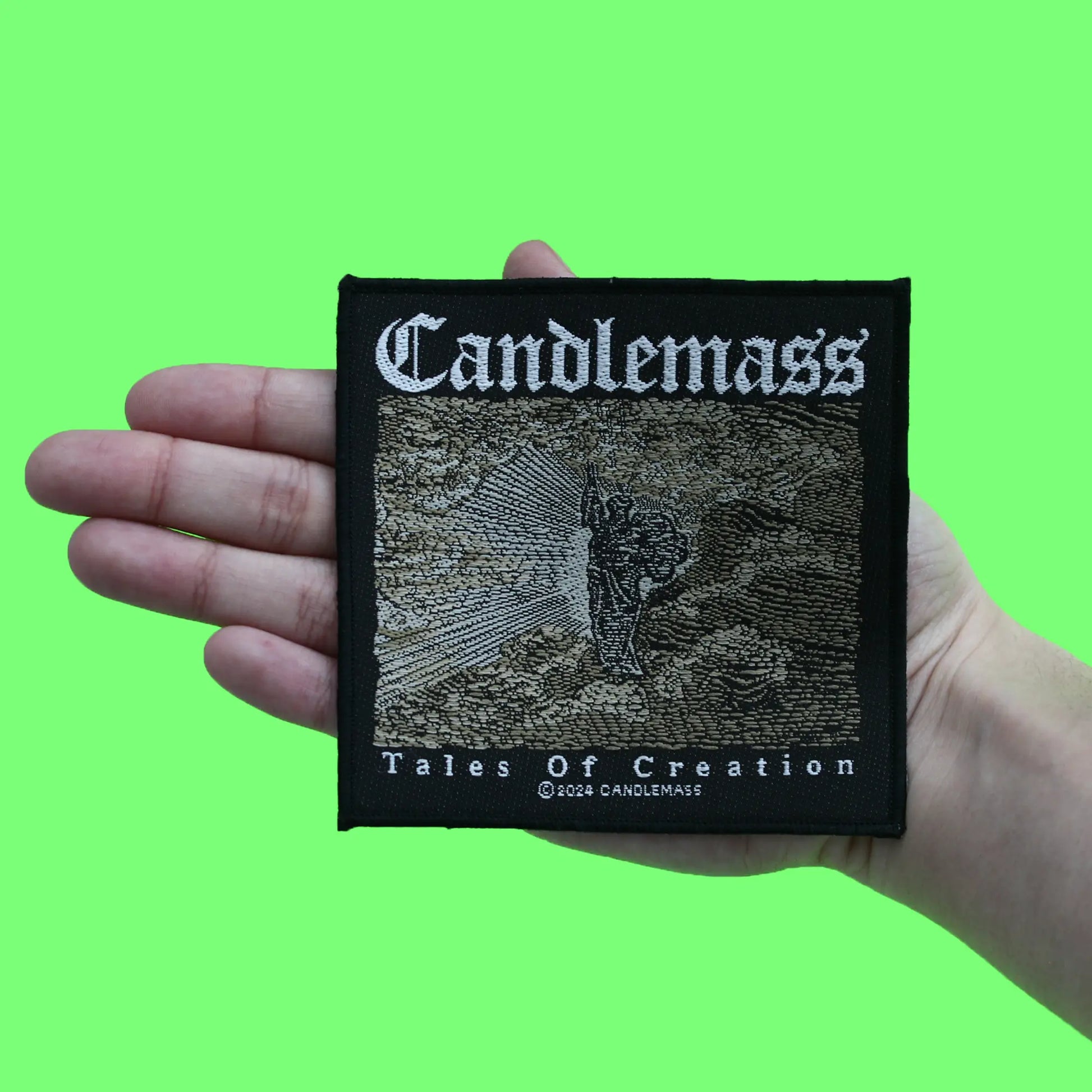 Candlemass Rock Band Patch Tales Of Creation Woven Iron On