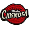Patch brodé à repasser avec inscription « Chismosa Latina Lips »