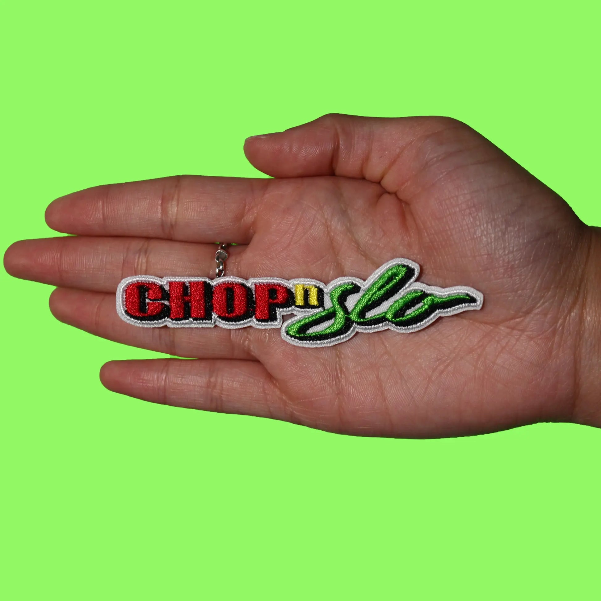 Chop N Slo Patch Houstonian Convenience Store Embroidered Iron On
