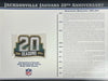 2014 Jacksonville Jaguars 20th Anniversary Willabee & Ward Patch With Stat Card