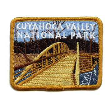 Patch brodé du sentier du chemin de halage de l'Ohio du parc national de la vallée de Cuyahoga