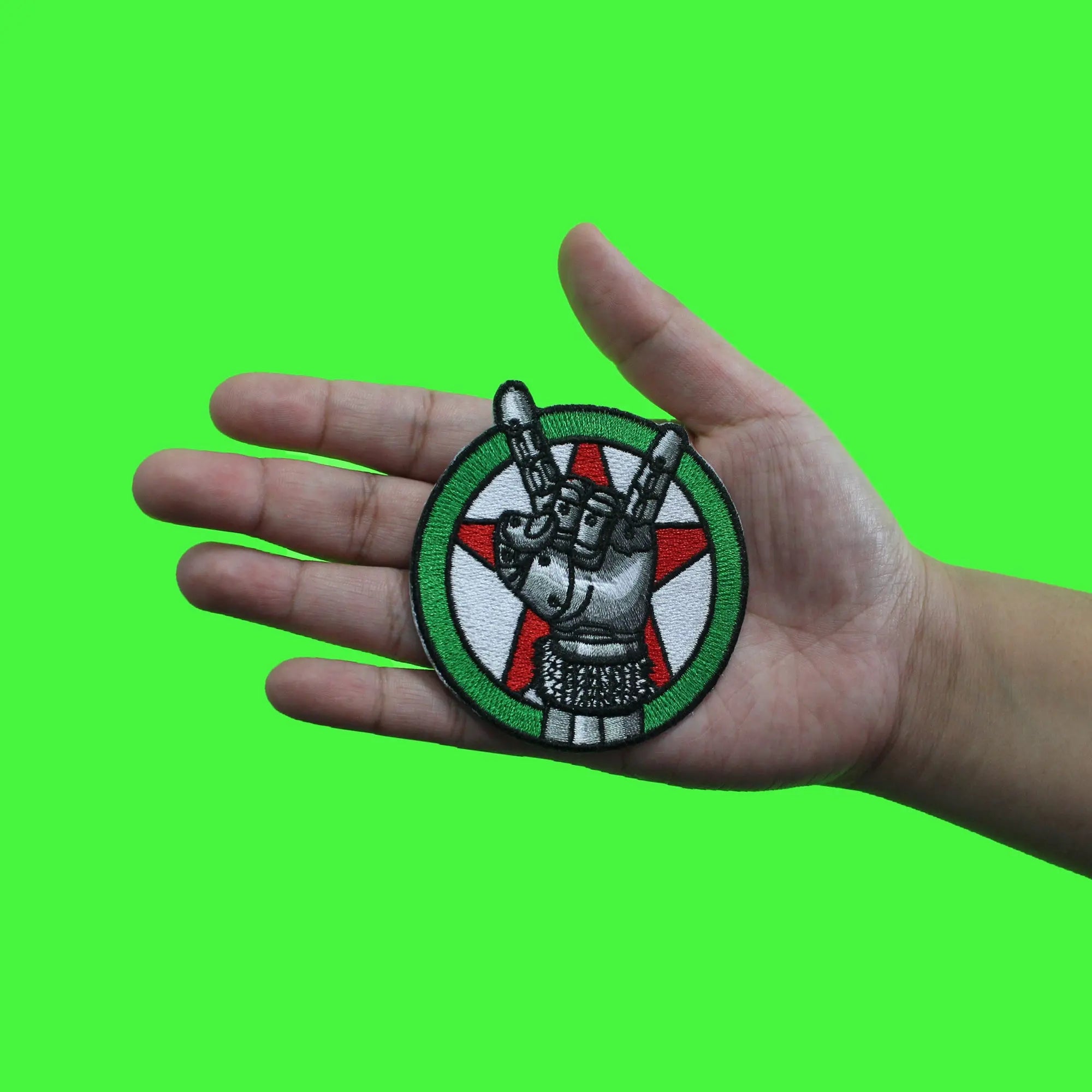 Patch Cyberpunk 2077 Silverhand avec logo étoile du jeu brodé à repasser