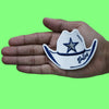 Patch parodique de chapeau de Dallas, fan de sport de football, brodé à repasser