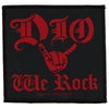 Dio We Rock Patch Heavy Metal Band Woven Iron On