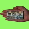 Get Your Kicks Patch Route 66 Travel Sublimation Iron On