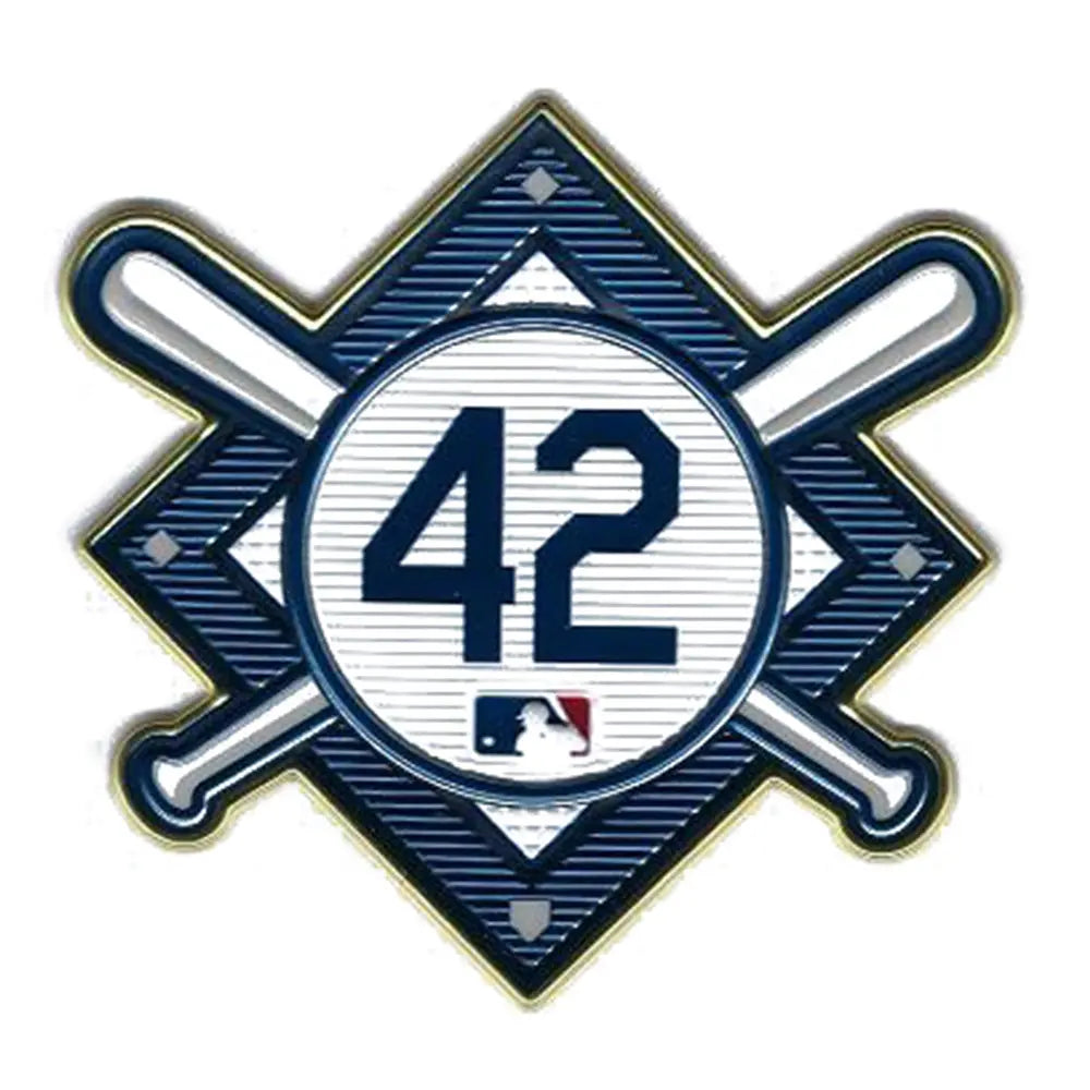 Jackie Robinson Day "42" MLB Jersey Sleeve Patch (Dodgers)