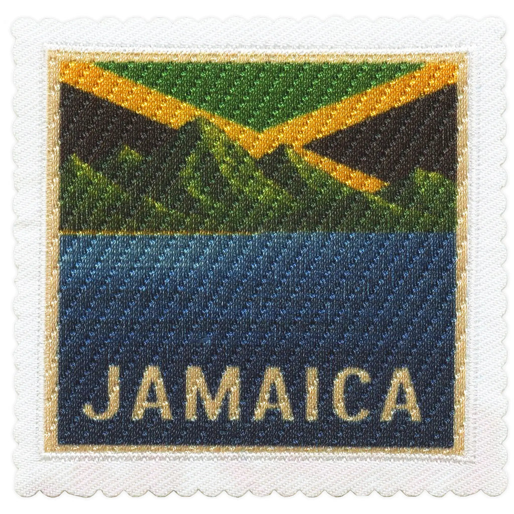 Écusson brodé drapeau jamaïcain