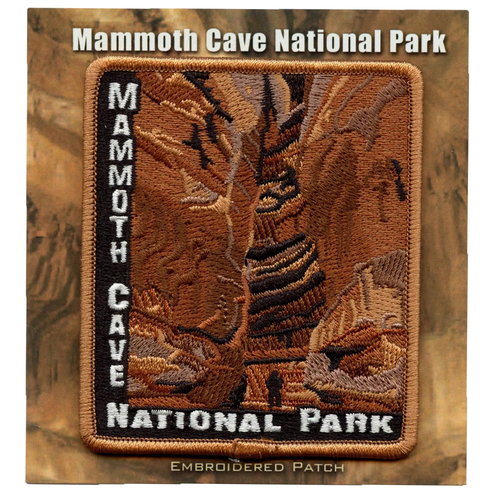 Mammoth Cave View Patch Kentucky National Park Embroidered Iron On