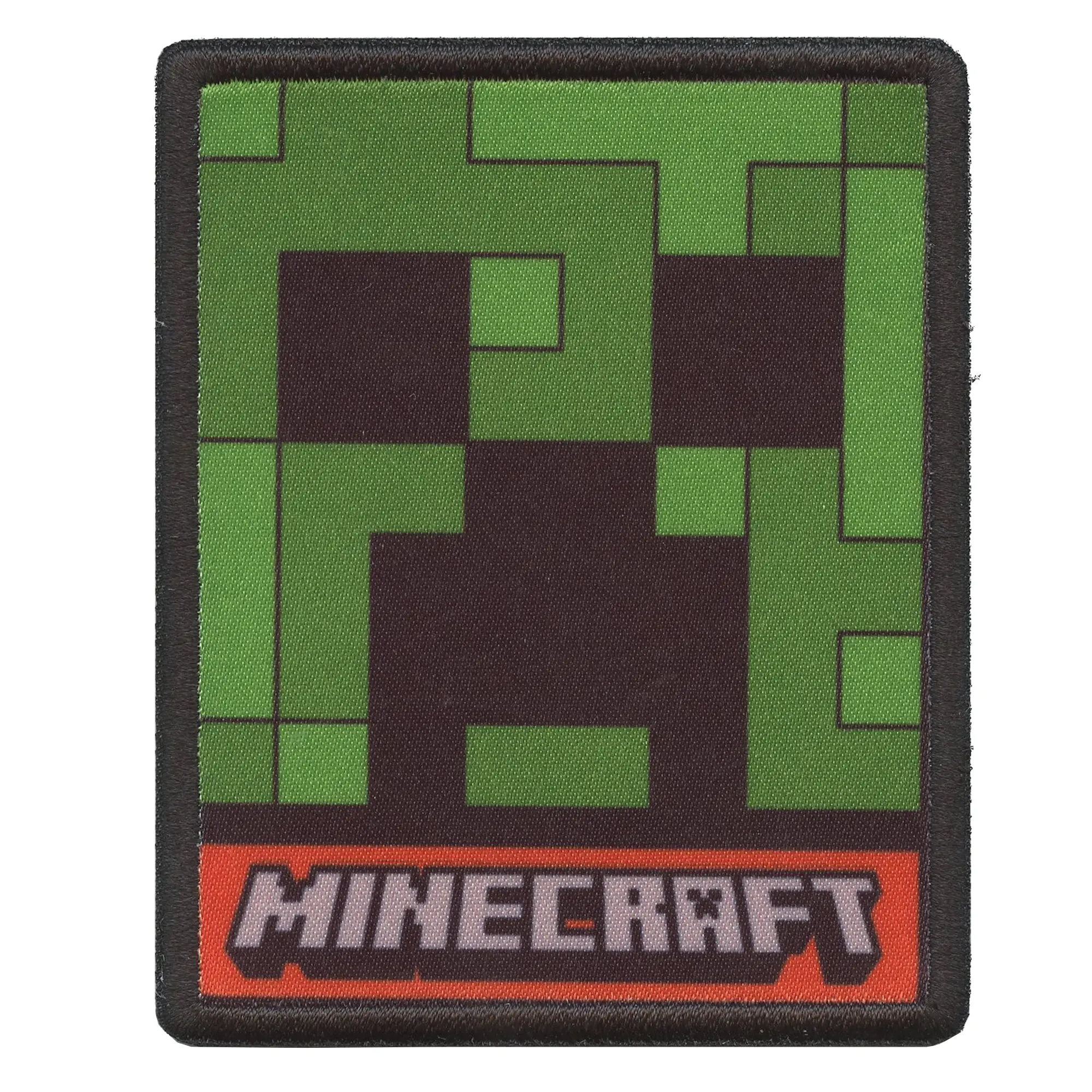 Minecraft Character Creeper Patch Building Video Game Embroidered Iron on