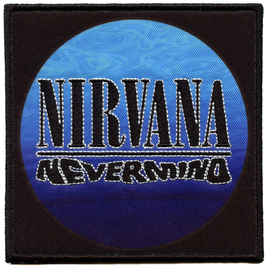 Patch de couverture d'album Nirvana Nevermind Grunge Rock Band tissé thermocollant