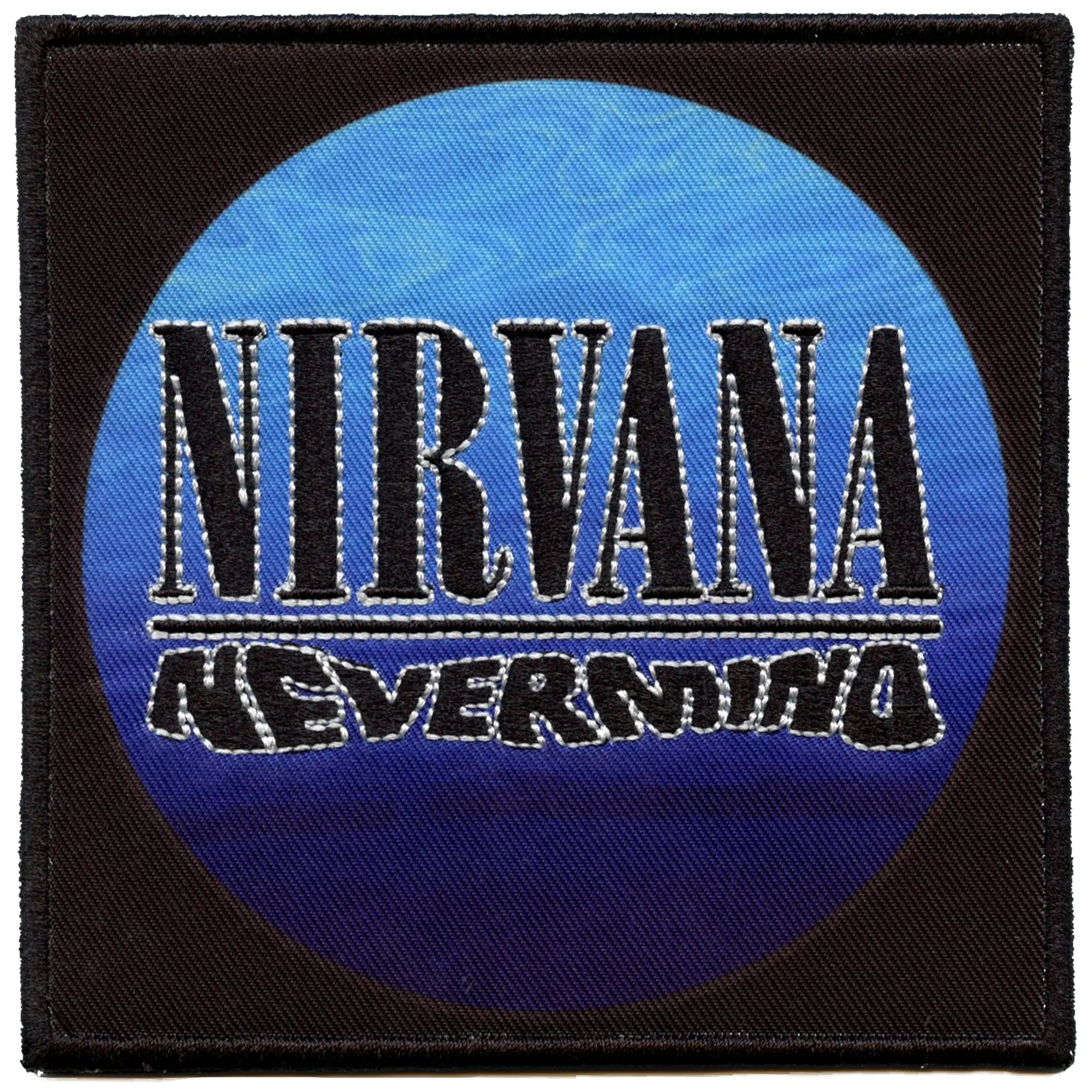 Patch de couverture d'album Nirvana Nevermind Grunge Rock Band tissé thermocollant