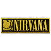 Nirvana Small Happy Face Logo Patch Grunge Alternative Rock Embroidered Iron On