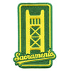 Oakland Athletics '25 Patch (Kelly Green) Sacramento Embroidered Iron On