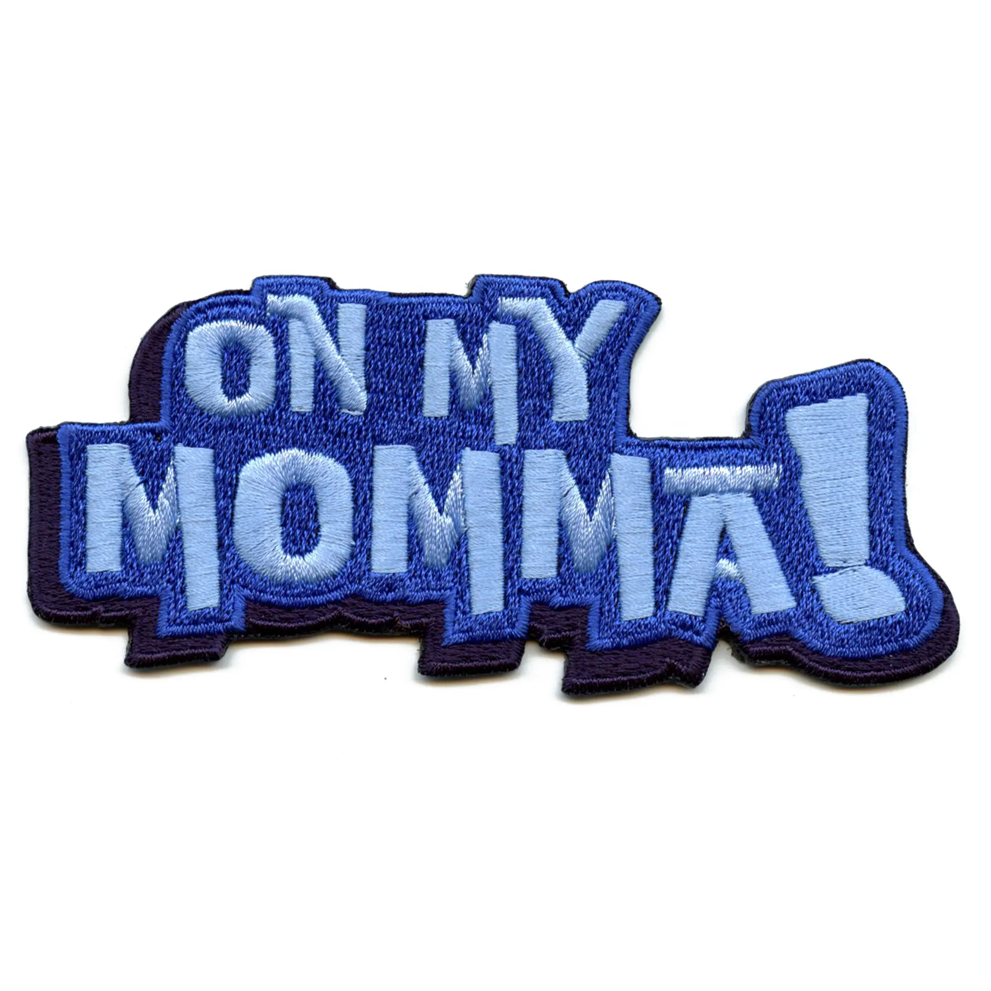 Patch drôle de script sur mon patch maman brodé thermocollant