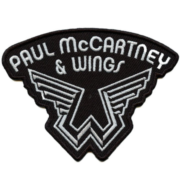 Paul McCartney Rock Patch Wings Music Logo Embroidered Iron On