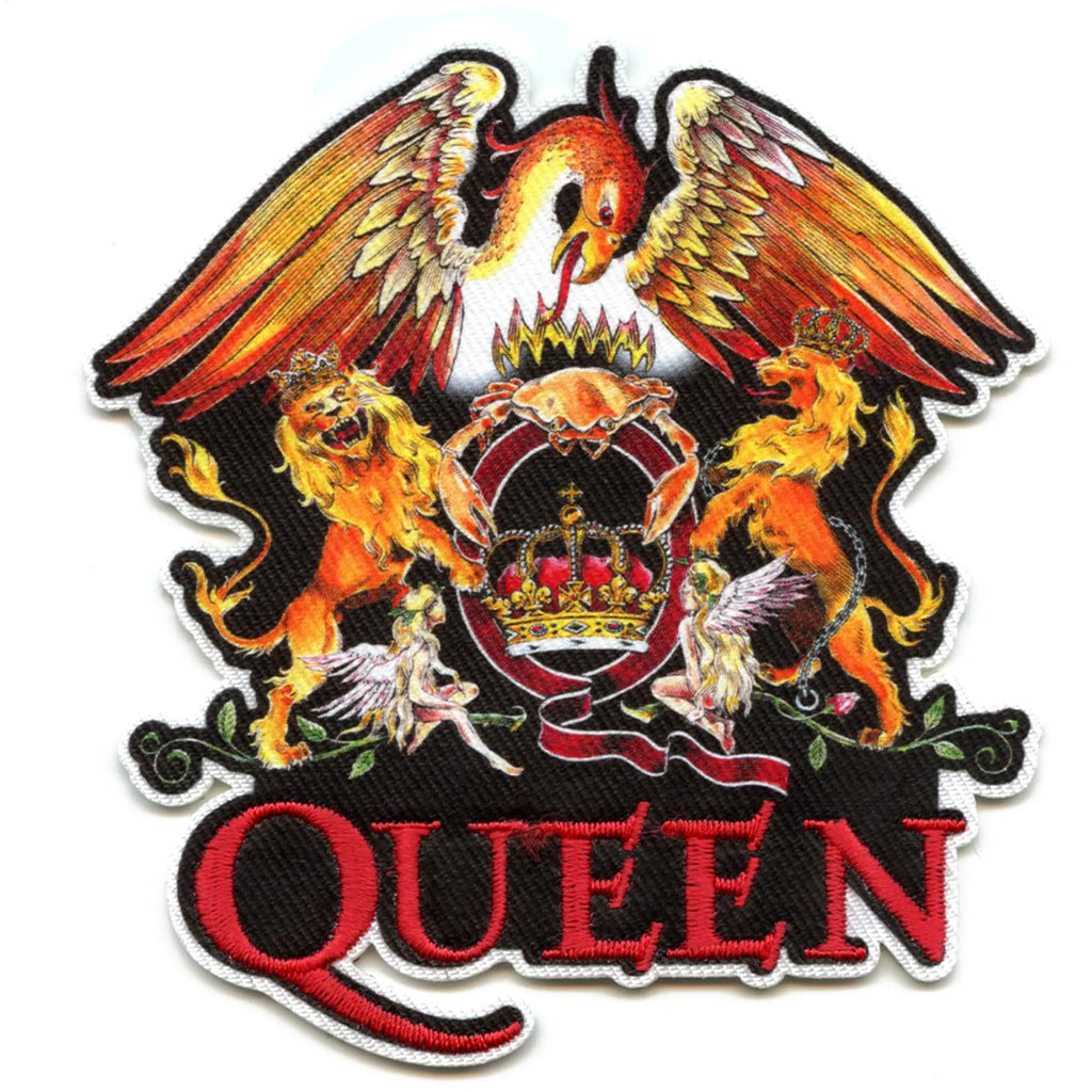 Patch Queen Color Crest Freddie Mercury Rock thermocollant sublimé