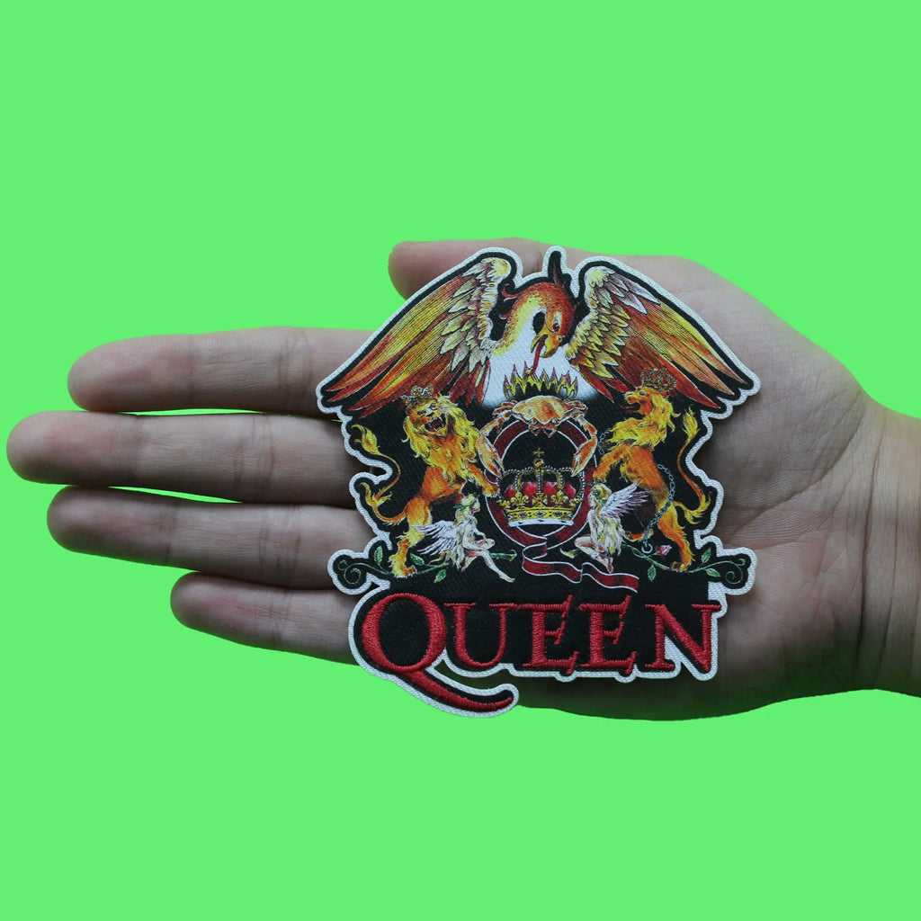 Patch Queen Color Crest Freddie Mercury Rock thermocollant sublimé