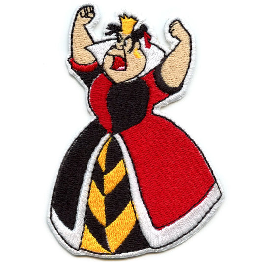 Queen Of Hearts Patch Adventures In Wonderland Character Embroidered Iron On