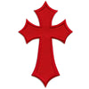 Red Y2k Cross Patch Fashion Aesthetic Embroidered Applique Iron on
