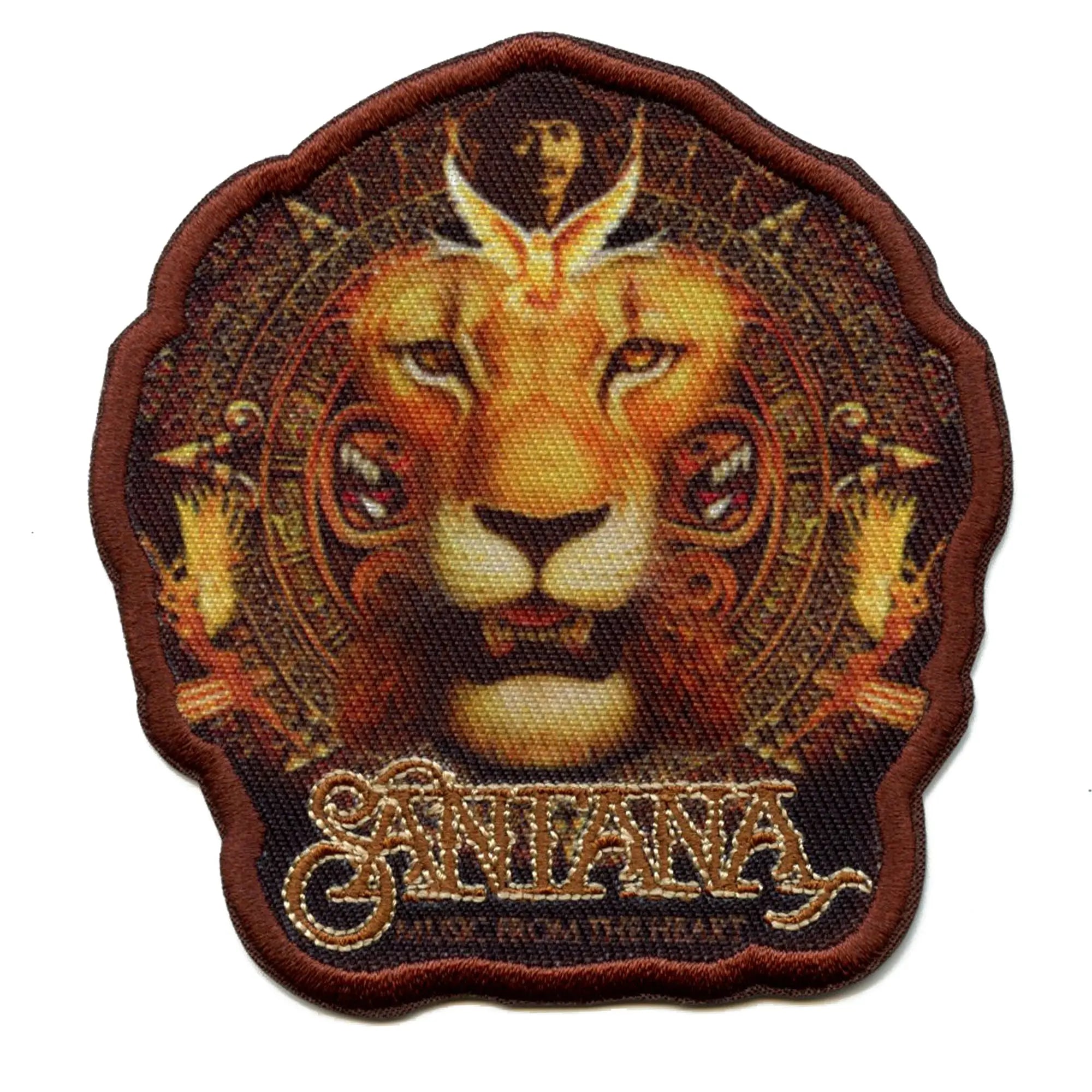 Carlos Santana Lion Logo Patch Carlos Latin Rock Embroidered Iron On