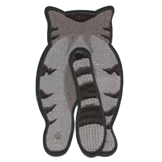 Spooky Halloween chat noir brodé fer sur patch