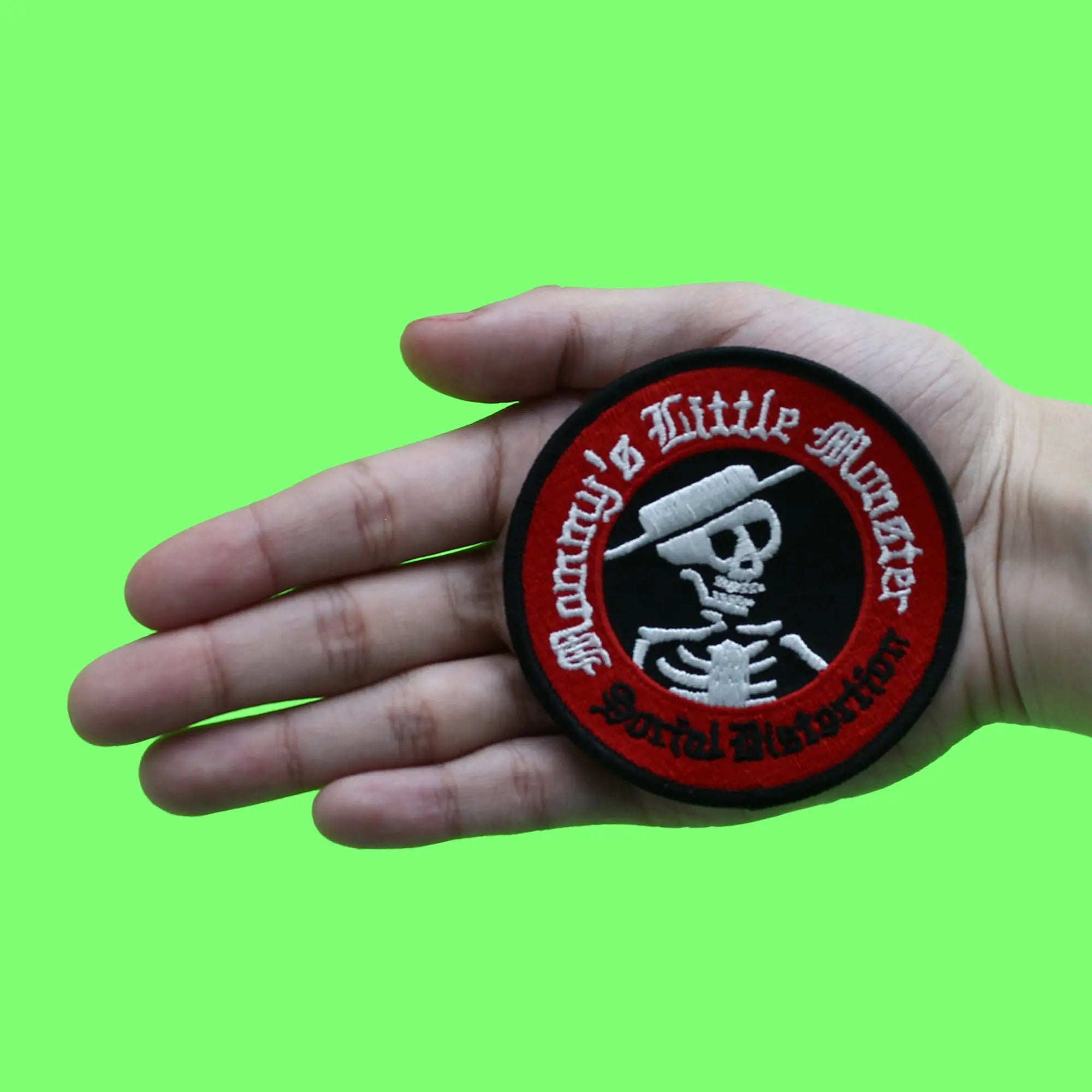 Social Distortion Logo Patch Little Monster Rock Embroidered Iron On