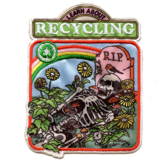 Patch Steven Rhodes Rotten Corpse Apprendre le recyclage Broderie sublimée thermocollante