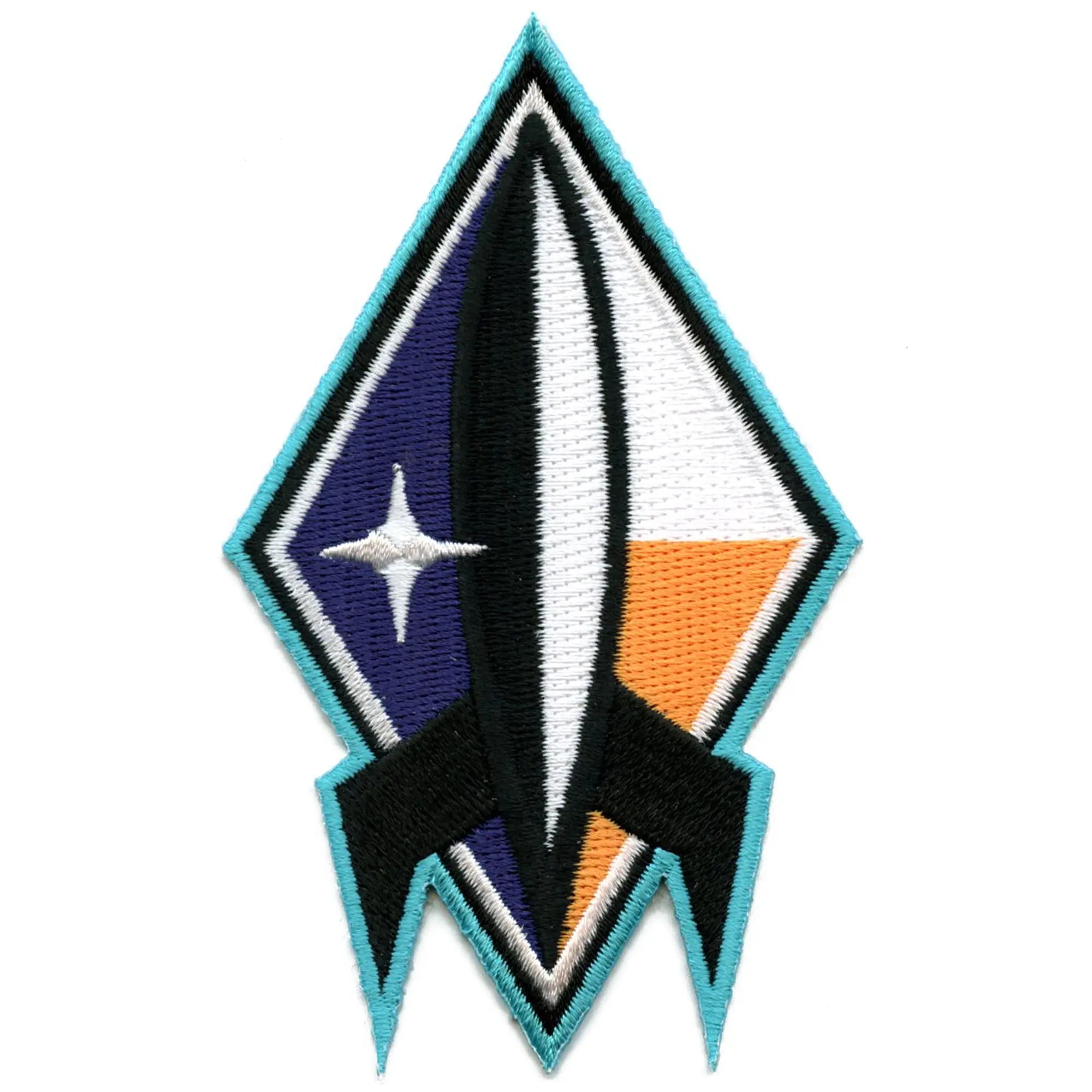 Patch brodé Sugar Land Space Cowboys Rocket Logo Houston à repasser