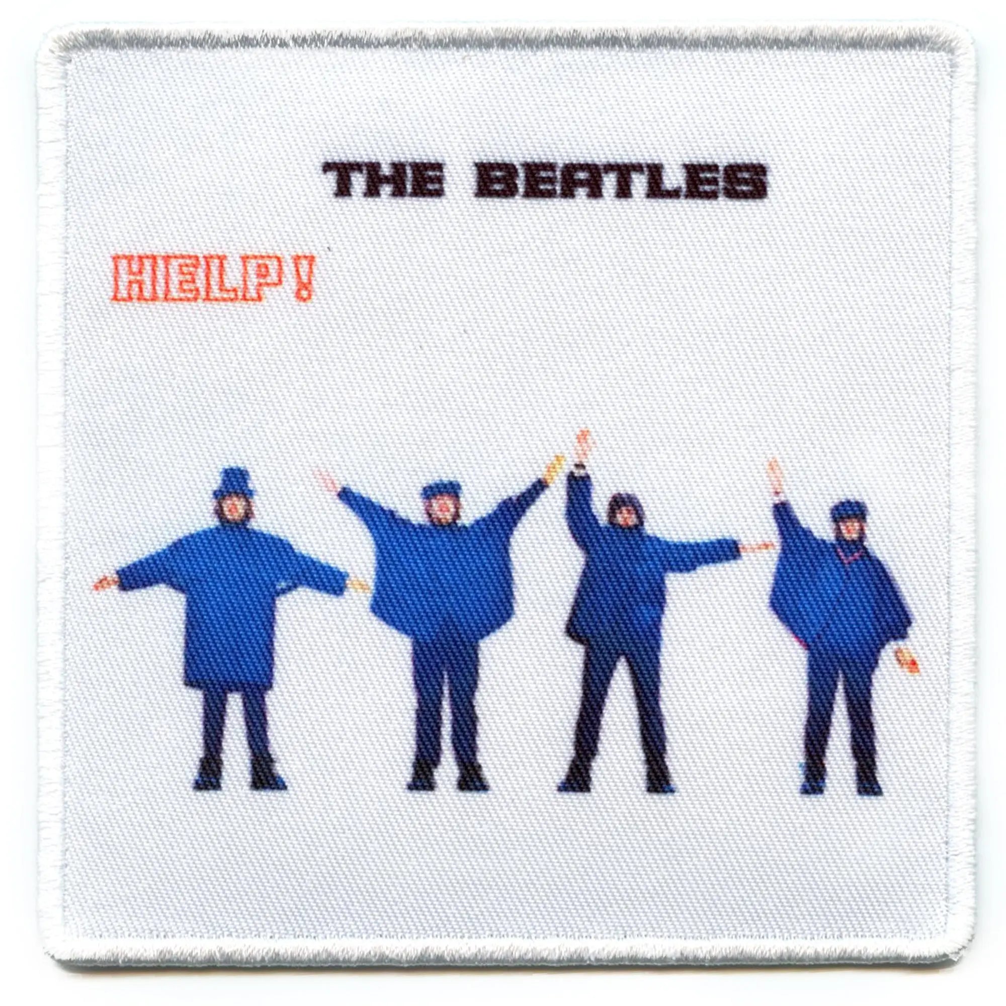 Patch brodé par sublimation du groupe de rock britannique The Beatles Help!