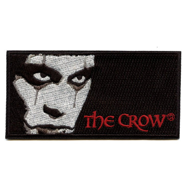 Le corbeau Eric Draven Patch Stare Portrait Brandon Lee Brodé Thermocollant