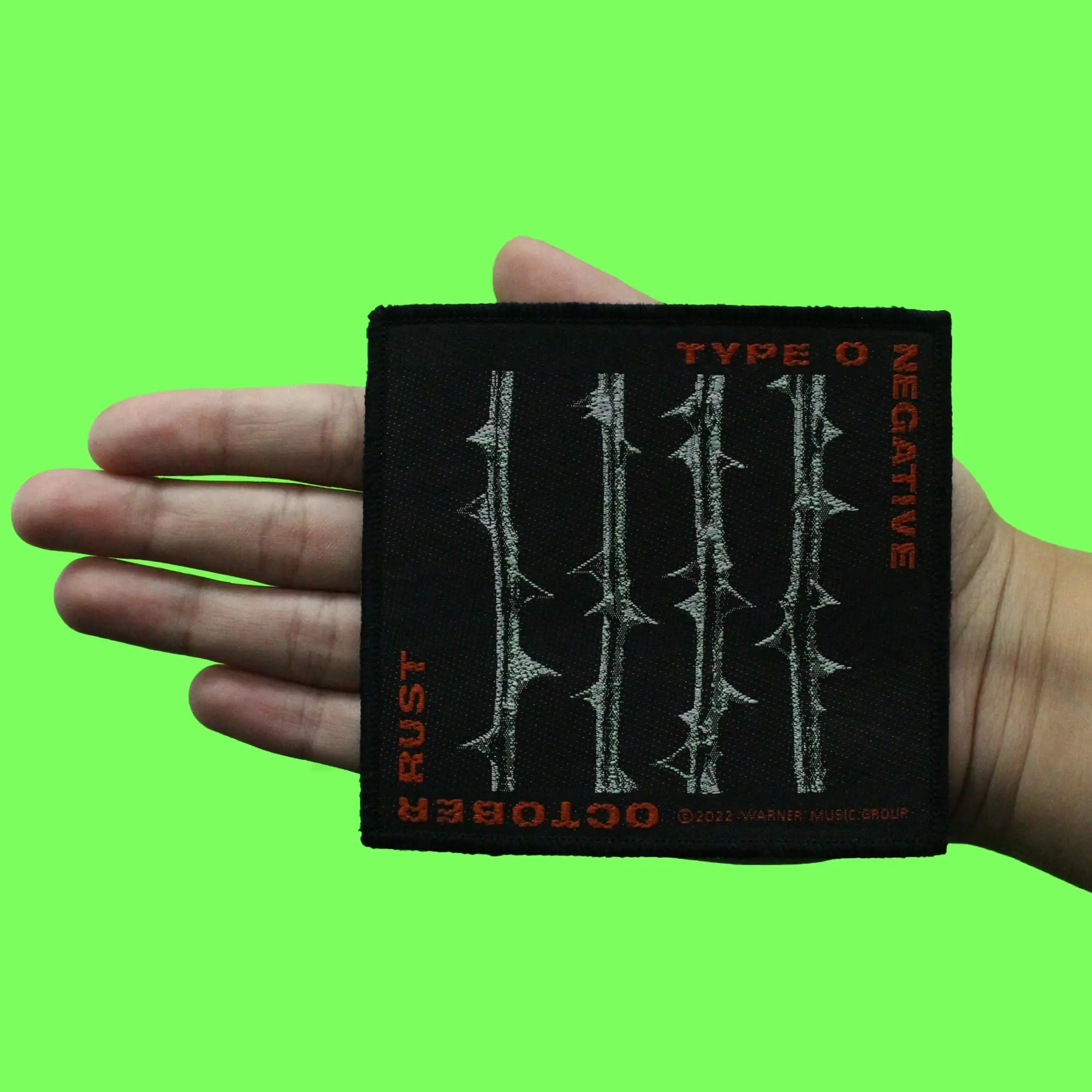 Type O Negative Patch October Rust New York Woven Iron On