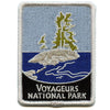 Voyageurs National Park Patch Travel Collectible Souvenir Embroidered Iron on