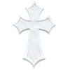 White Y2k Cross Patch Fashion Aesthetic Embroidered Applique Iron on