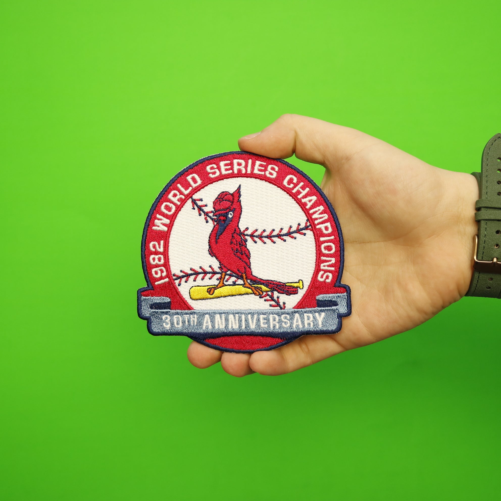 2012 St Louis Cardinals 30th Anniversary Reunion 1982 MLB World Series Champions Jersey Patch 