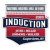 2020 National Hall Of Fame Induction Patch Derek Jeter Marvin Miller Ted Simmons Larry Walker 