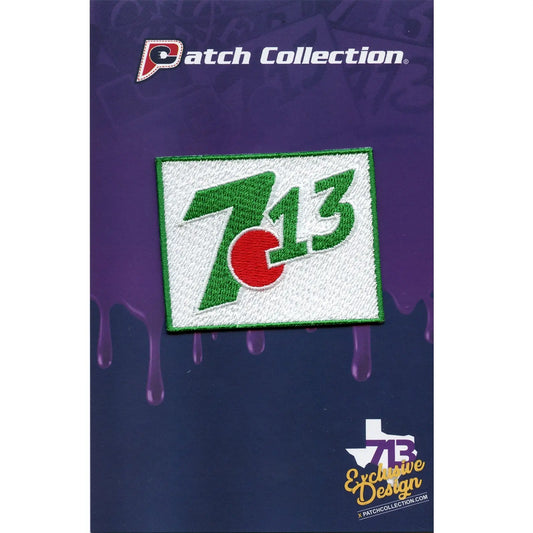 Houston 713 Green Emoji Iron On Patch 