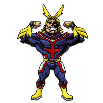 My Hero Academia Anime All Might Full Body Embroidered Iron On Patch 
