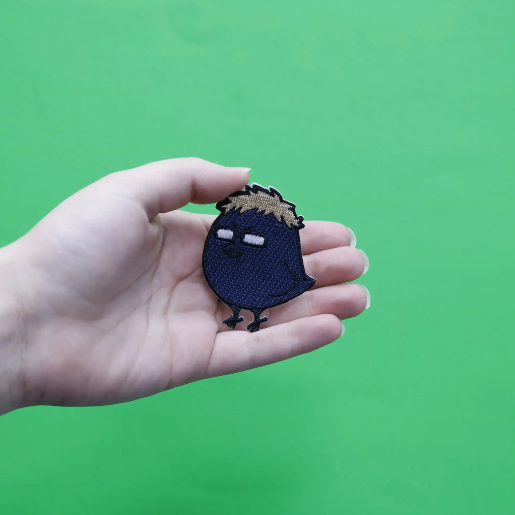 Anime Haikyuu!! Kei Tsukishima Crow Embroidered Patch 