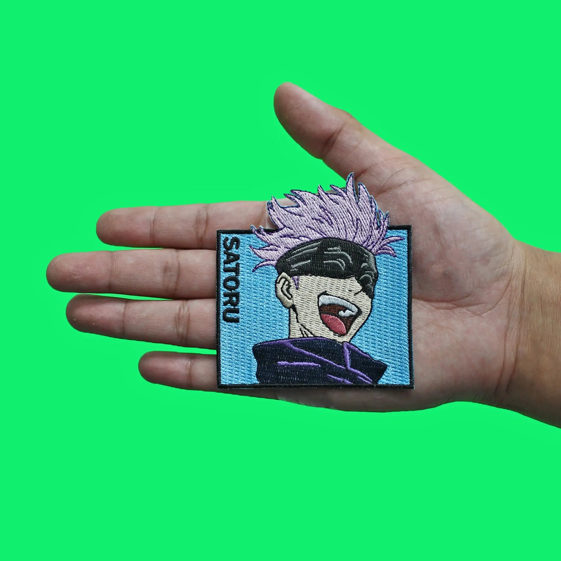 Jujutsu Kaisen Satoru Patch High School Blindfold Embroidered Iron On