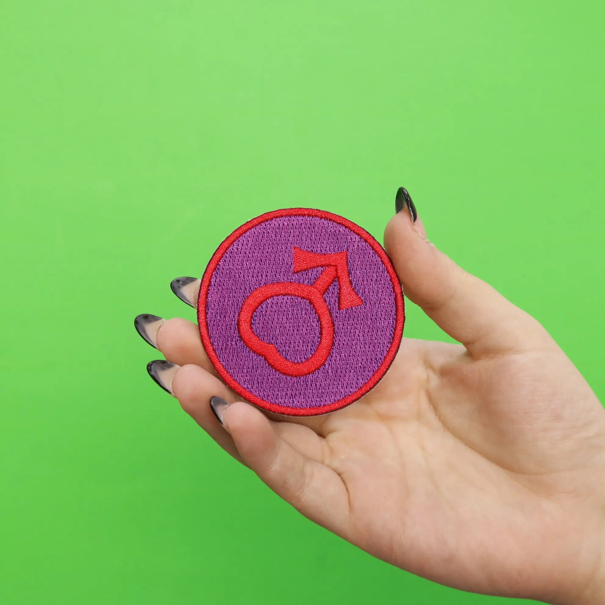 Anime Sailor Moon: Sailor Mars Icon Embroidered Iron On Patch 