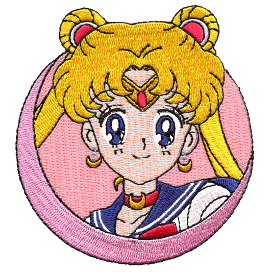 Sailor Moon Usagi Smiling Patch Magic Girl Scout Embroidered Iron On
