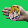 Sailor Moon Usagi Smiling Patch Magic Girl Scout Embroidered Iron On