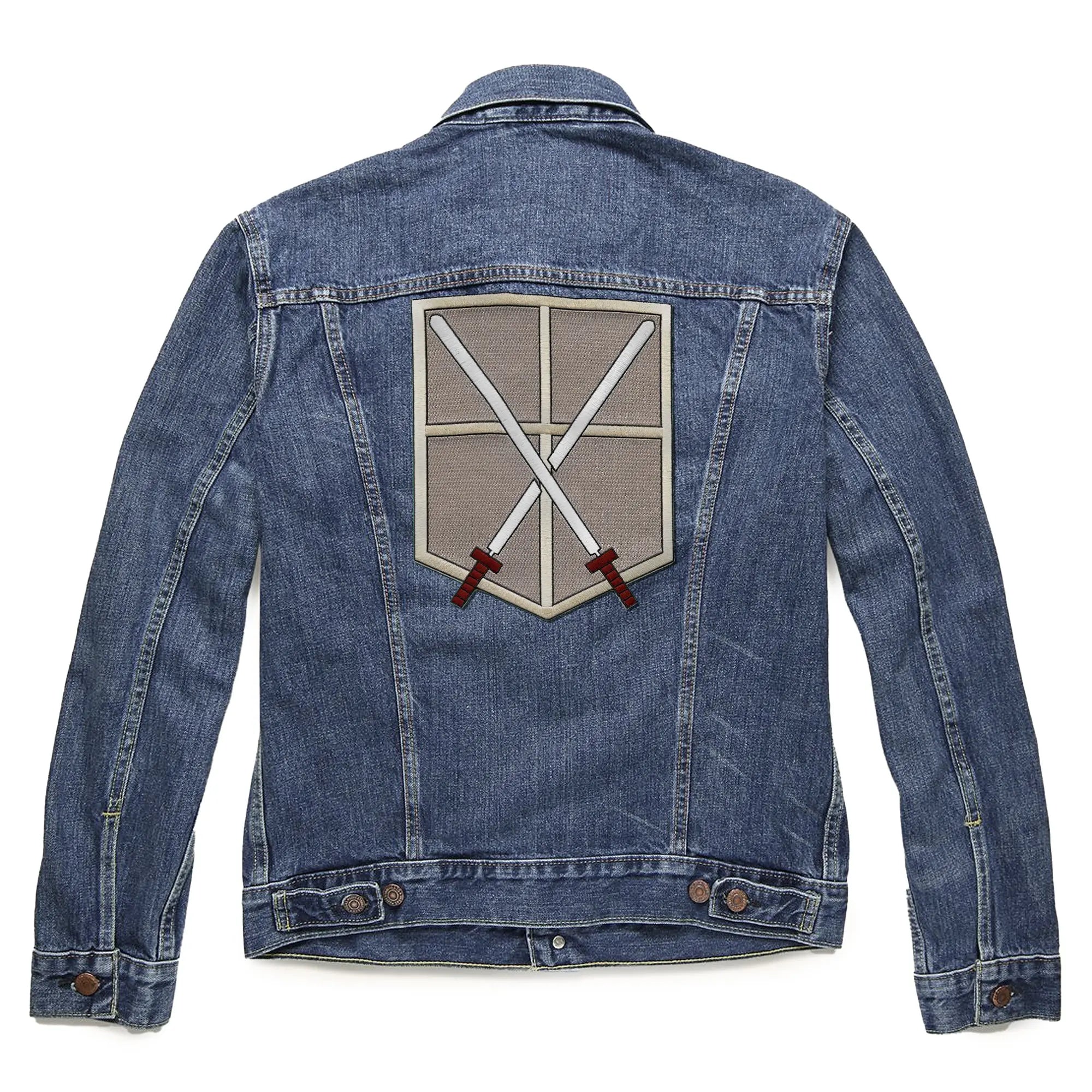 Attack On Titan Trainee Squad Patch Shield Large Embroidred Iron 