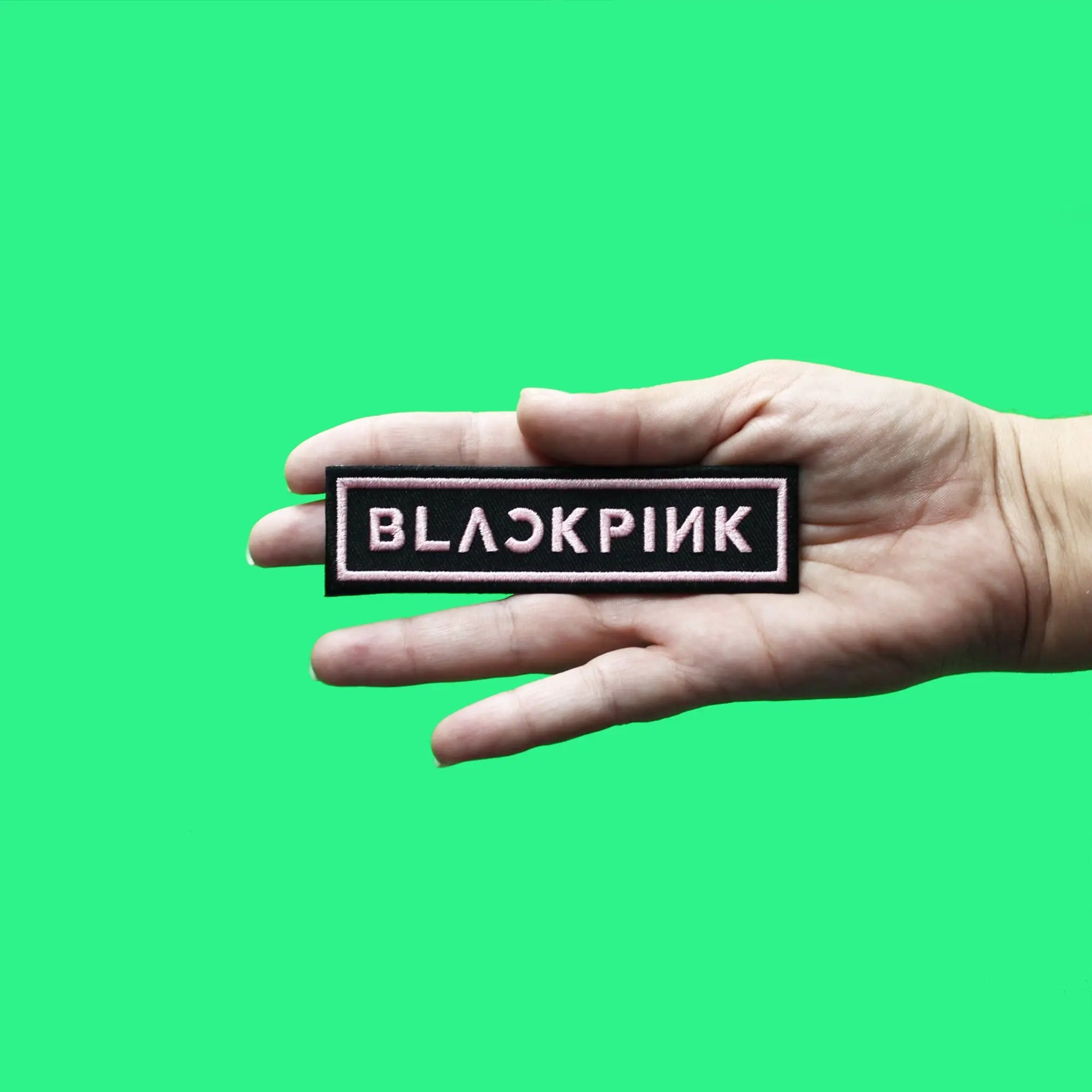 Blackpink Logo Patch Kpop Music Embroidered Iron On 