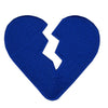 Broken Heart Embroidered Iron On Patch 